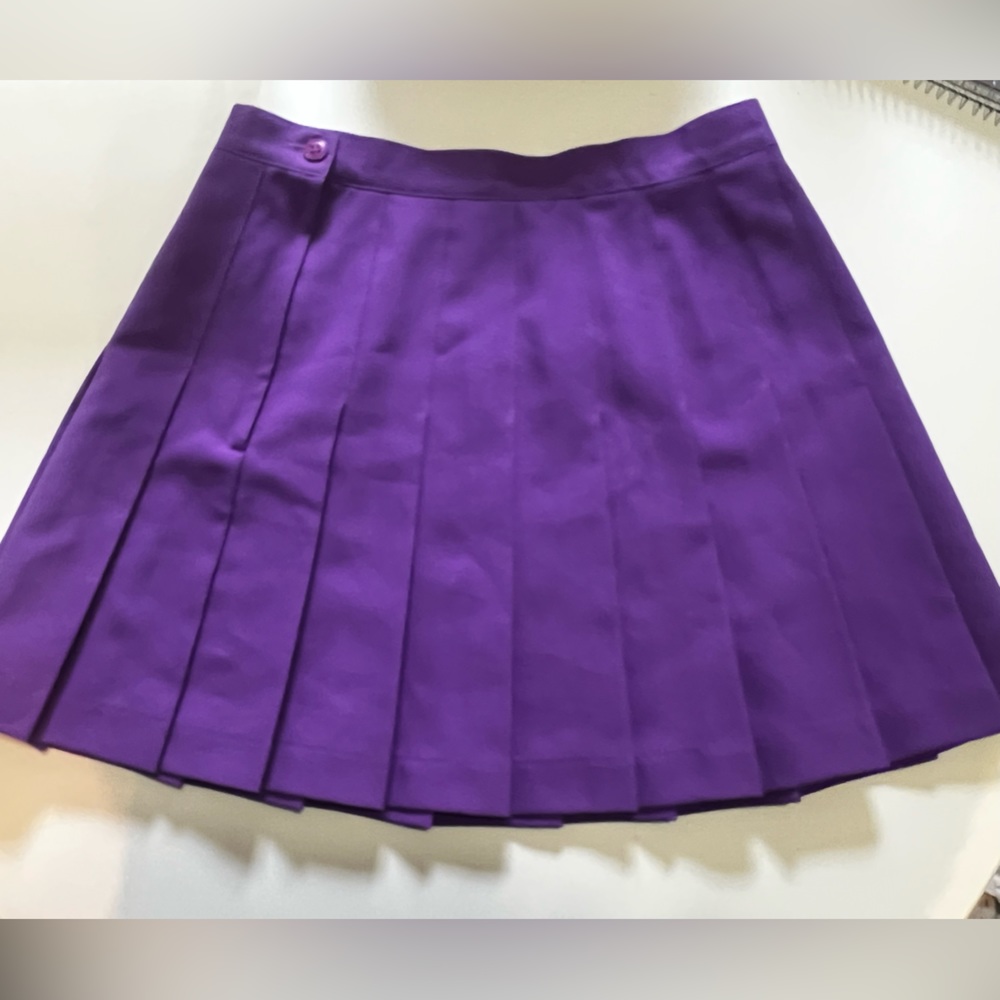 Vintage purple mini tennis skirt